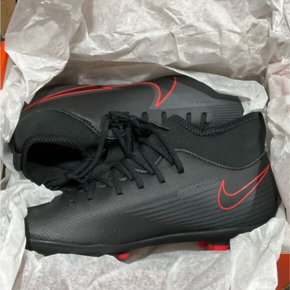 Nike Jr Mercurial Superfly 7 Club FG/MG Soccer Football Cleats Black NWT 4.5Y - Picture 4 of 8